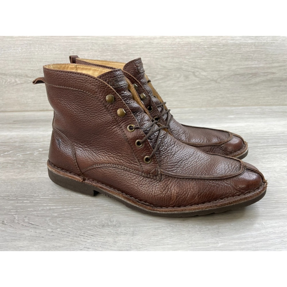 Tommy Bahama Glenrock Men's Boot Brown Leather 11 Ankle Chukka Classic Shoes